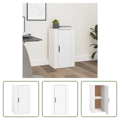 Produktbild von The Living Store Sideboard Weiß 40x33x70 cm Holzwerkstoff