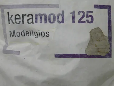 Produktbild von Keramod/Modellgips, im 25-kg-Originalsack, weiß