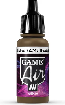 Vallejo Game Air Beasty Brown 17 ml Airbrush Farbe
