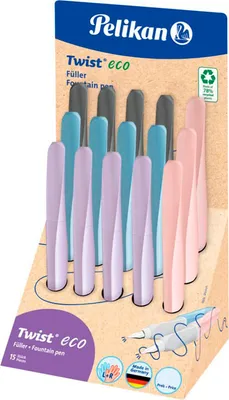 Zdjęcie produktu dla Nabój do pióra wiecznego Pelikan Twist M Eco szary
