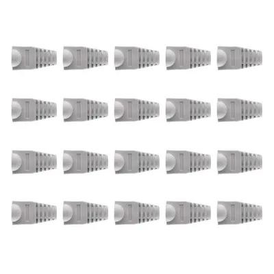 Immagine prodotto di Protezione connettore RJ45 grigio, 20 pezzi 70026