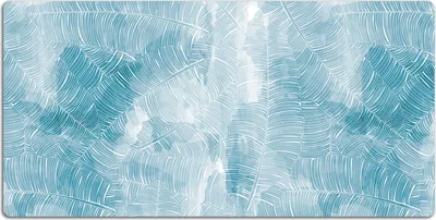 Produktbild von Schreibtischmatte Tischunterlage 90x45 cm Mauspad - Tropisches Muster