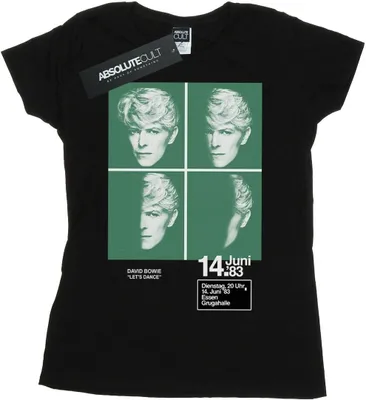Image de David Bowie - "1983" T-shirt pour femme BI16766 (XXL) (Noir)