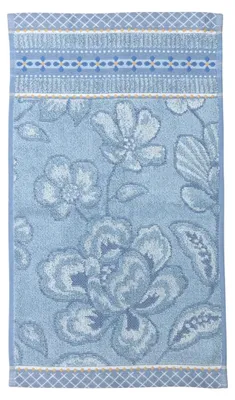 Produktbild von PIP STUDIO Jasmin Jaquard Gästehandtuch light blue 30x50cm (1 Stück)