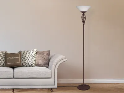 Immagine prodotto di Lampada da terra RUSTICA E27x2 60 W marrone antico
