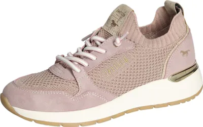 Produktbild von Mustang Damen Sneaker Freizeitschuh Schnürung sportlich Halbschuhe 1487-301, Größe:41 EU, Farbe:Rosa