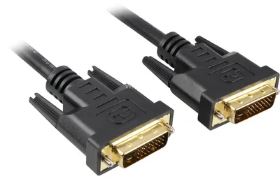 Produktbild von Kabel DVI-D > DVI-D (schwarz, 2 Meter, Dual Link, 24+1)
