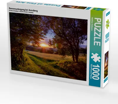 Produktbild von Calvendo Sonnenuntergang bei Annaberg 1000 Teile Puzzle quer 640x480mm, Bellmann Matthias; 7349202