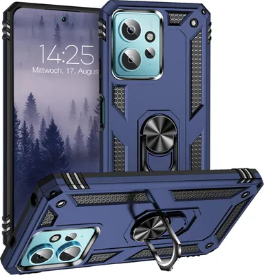 Produktbild von Armor Outdoor Handyhülle für Xiaomi Redmi Note 12 Handy Panzer Case Cover Schutzhülle Farbe: Blau