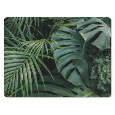 Produktbild von MuchoWow® Mauspad Mousepad Pflanzen - Dschungel - Blätter - Tropisch 40x30 cm - Mousepads - Maus Mat - Pad - Mausunterlage - Anti Rutsch
