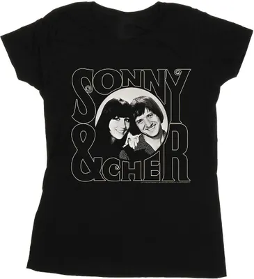 Produktbild von Sonny & Cher - T-Shirt für Damen BI37798 (S) (Schwarz)