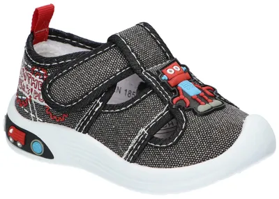 Produktbild von American Club TEN185, Kinder Sneaker Klettverschluss Leder-Einlegesohle weißer Boden bequem, Schwarz 24