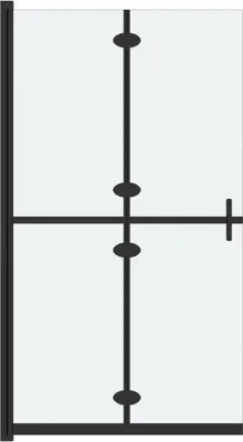 Produktbild von vidaXL Faltbare begehbare Duschwand ESG-Glas mattiert 120x190 cm