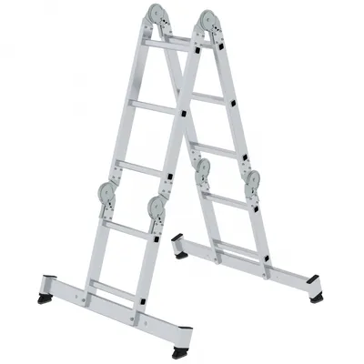 Produktbild von MUNK Vielzweckleiter mit Nivello® Traverse 2x2 + 2x3 Sprossen