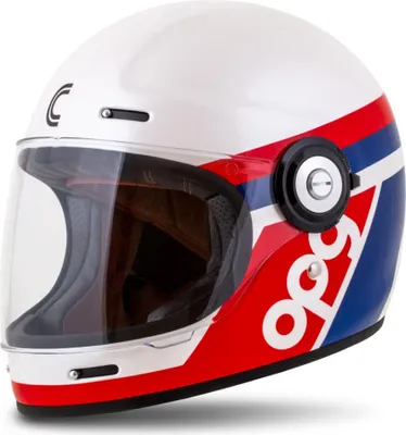 Immagine prodotto di Casco Fibre OPG, CASSIDA (bianco/blu/rosso, taglia S)