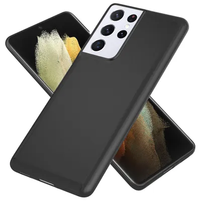Immagine prodotto di NALIA Custodia rigida per Samsung Galaxy S21 Ultra, copertura sottile Custodia per telefono cellulare Custodia Bumper Nero