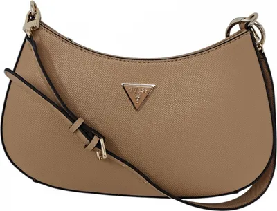 Produktbild von Guess Noelle Saffiano Reißverschlusstasche beige 18 x 29 x 6