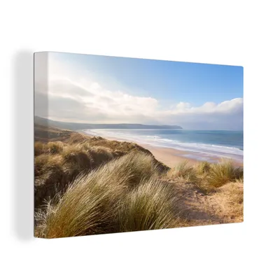 Zdjęcie produktu dla OneMillionCanvasses® - Obraz na płótnie - 150x100 cm, Plaża - Wydma - Natura, dekoracja ścienna z nadrukiem