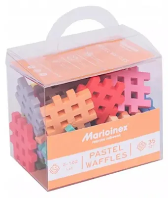 Image de MARIOINEX Mini blocs de gaufres pastel 35 pcs 03674