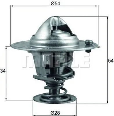 Produktbild von MAHLE Thermostat Kühlmittel 88°C für HYUNDAI Tucson (TL, TLE) für KIA SPORTAGE (SL)