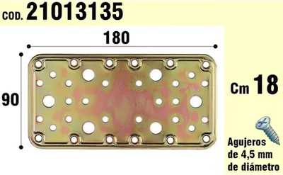 Image de Support en bois Panneau bichromaté 90x180 mm.
