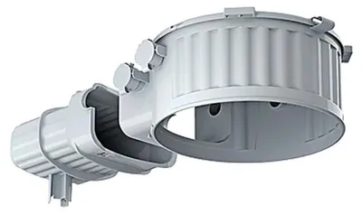Image de Boîtier d'encastrement HaloX 180 avec tunnel 190 - Boîtier d'encastrement pour luminaire 1282-30