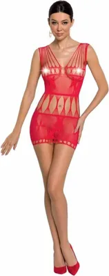 Produktbild von Passion - Woman Bs090 Roter Bodystocking, Eine Grösse