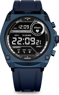 Produktbild von POLICE Herrenuhr Smartwatch blau onesize Herren 45 PEIUN0000101, PEIUN0000102, PEIUN0000103