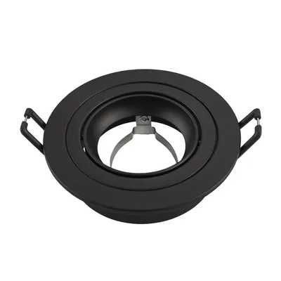 Produktbild von Ledvion - GU10 Einbaustrahler Rund - GU10 Fassung - Tokyo - Schwarz - ø92mm - EU -