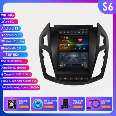 Produktbild von 360°-Kamera - Autoradio - Multimediasystem - Navigation - Touchscreen - 9,7" Android 13