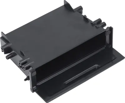 Produktbild von 1Din Car Radio Storage Box Multi -Anwendung ABS Black Inner Organizer Austausch für Mitsubishi