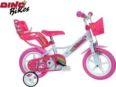 Produktbild von Dino bikes Unicorn 12" - detský bicykel biely