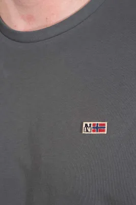 Produktbild von NAPAPIJRI - Herren-T-Shirt mit Flaggenabzeichen - Größe S