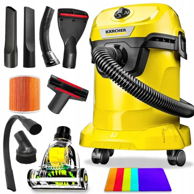 Produktbild von Kärcher WD 3 V-15/6/20 Nass-/Trockensauger Komplettset mit Turbobürste