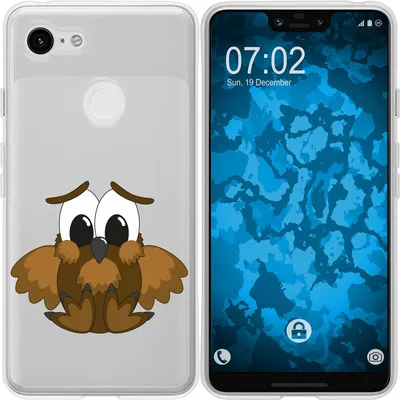 Produktbild von PhoneNatic Case kompatibel mit Google Pixel 3 XL Silikon-Hülle Cutiemals M9