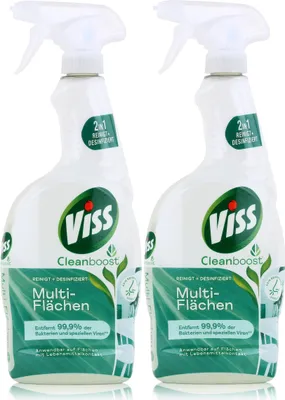 Produktbild von Viss Cleanboost Multi-Flächen 750ml - Allzweckreiniger (2er Pack)
