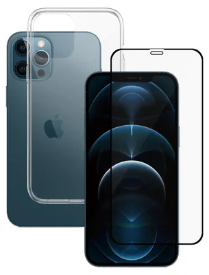 Produktbild von PanzerGlass SAFE. by ® 2-in-1 Set iPhone 12 Pro Max, Apple, Apple - iPhone 12 Pro Max, Trockene Anwendung, Kratzresistent, Schockresistent, Transparent, 50 Stück(e)