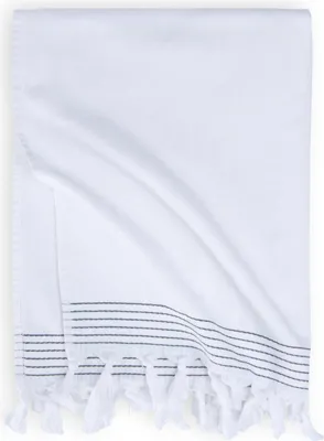 Produktbild von Soft Baumwolle hamamtuch/fouta 100x180cm weiß