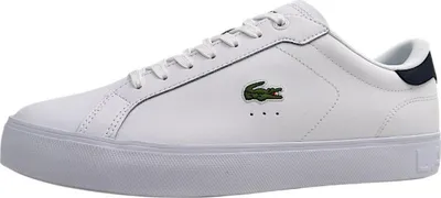 Produktbild von Lacoste Powercourt Graphic sportlicher Schnürer Weiß in Gr. 46
