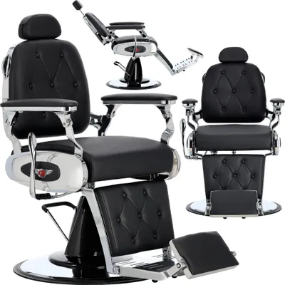 Immagine prodotto di Poltrona da barbiere parrucchiere idraulica girevole per il salone barbiere barber shop Marcos Barberking