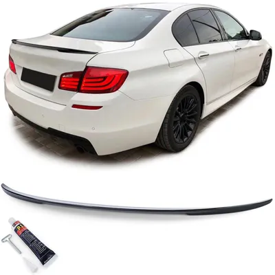 Produktbild von Heckspoiler Spoilerlippe schwarz glänzend mit ABE für BMW 5er F10 F18 2010-2016