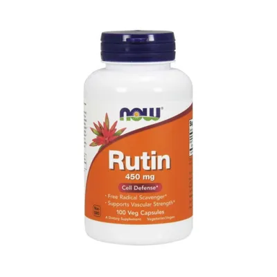 Produktbild von Now Foods Rutin - Rutin 450mg - 100 Kapseln