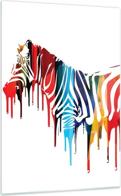 Produktbild von Bilder auf glas - Einteilig - Zebra Detail digital wild - 70x100cm - Glasbilder - Wandbilder - Bilder - Wanddekoration aus Glas - Glas Bilder - Wandbild auf Glas - GPA70x100-3057