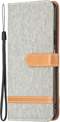 Zdjęcie produktu dla Pokrowiec König Design kompatybilny z etui na telefon Xiaomi Redmi Note 11 / Note 11S Global ze sztucznej skóry - szare etui na telefon komórkowy