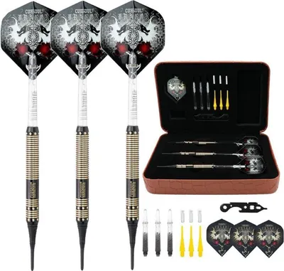 Obrázok produktu pre CUESOUL Dragon Deluxe Soft Darts Set 16g B1102 Luxury Fall