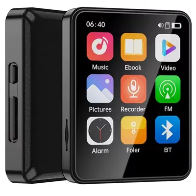 Produktbild von 1,8-Zoll-MP3-Player, tragbar, TF-Karte, Musik- und Videoplayer, E-Book-Reader, Sprachaufzeichnungsgerät, Radio, Wörterbuch, Touchscreen, 64 GB