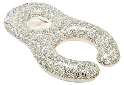 Produktbild von Sunnylife Schwimmring Baby FLOAT TOGETHER - INTO THE GARDEN bunt | 110cm