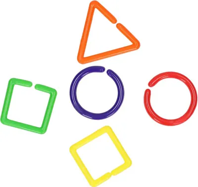 Image de Géo-liens colorés – 180 pièces.