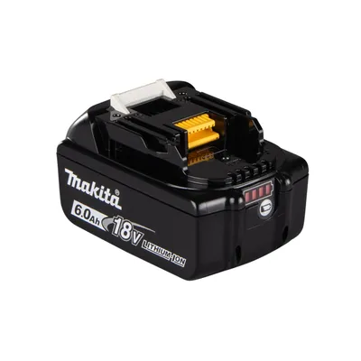 Produktbild von Makita BL1860B Original Akku 18V 6,0Ah – LXT Li-Ion Werkzeugakku 108Wh – mit Ladestandanzeige