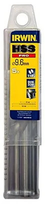 Obrázok produktu pre IRWIN Vrták do kovu HSS 9,6x133x87mm 5ks